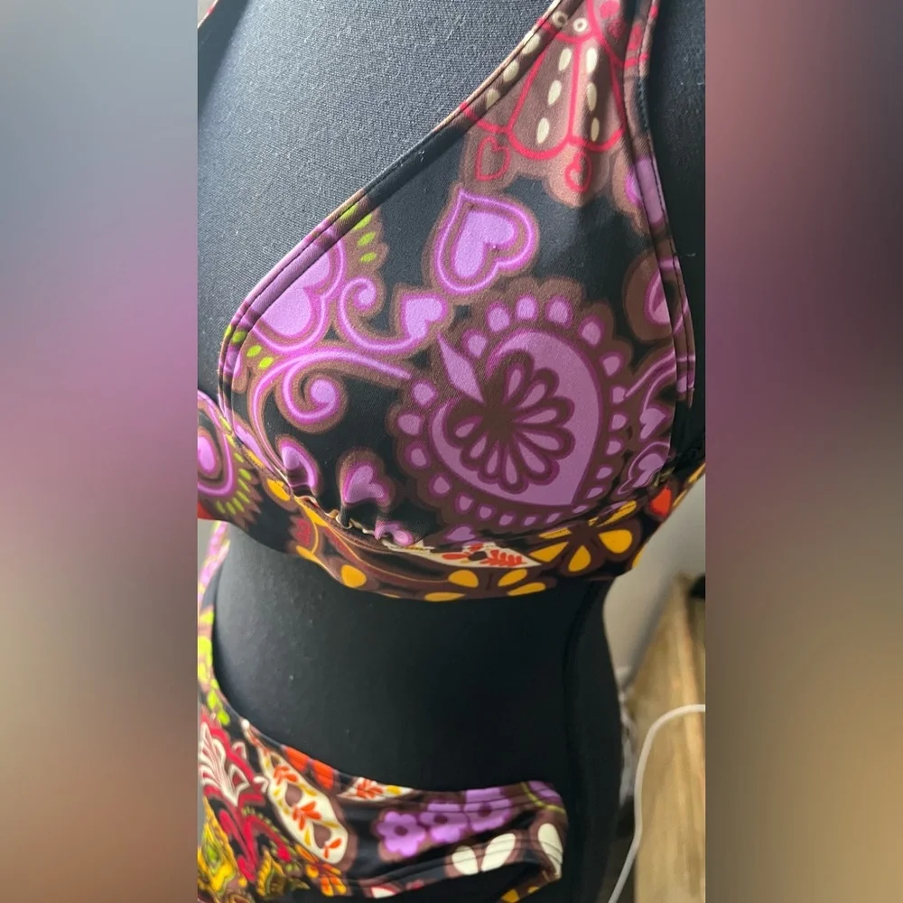 Victoria’s Secret Vintage Paisley Bikini Set | Rare Y2K Swimwear | Never Worn - Picture 2 of 5
